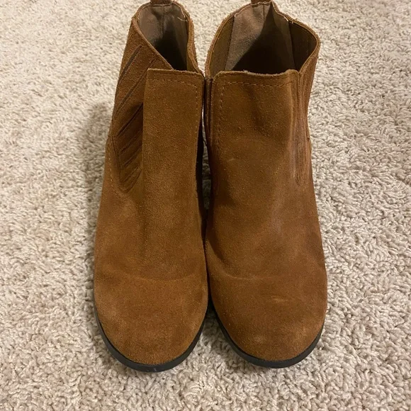 Brown Ankle Booties - Picture 2 of 4